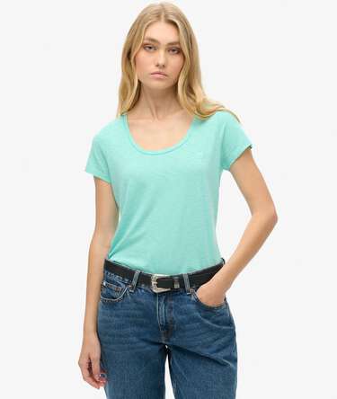 T-shirt con scollo rotondo
